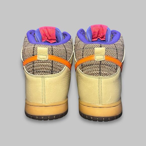 Nike Dunk High Premium ‘Mr. Rager’ Tweed Plaid Sneakers - Men’s Size 10.5 - Picture 4 of 6